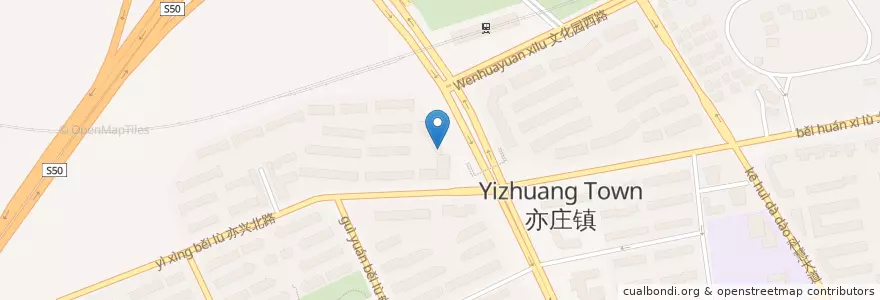 Mapa de ubicacion de 味谋面 en 中国, 北京市, 河北省, 大兴区.