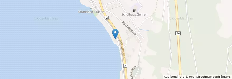 Mapa de ubicacion de Apertura en Suiza, Uri, Flüelen.