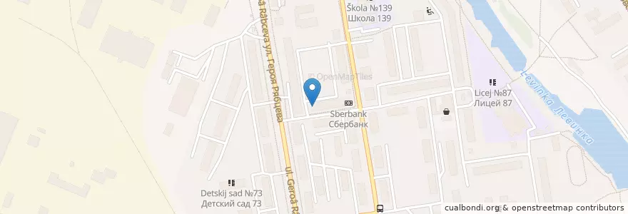 Mapa de ubicacion de Почтовое отделение №47 en ロシア, 沿ヴォルガ連邦管区, ニジニ・ノヴゴロド州, ニジニ・ノヴゴロド管区.
