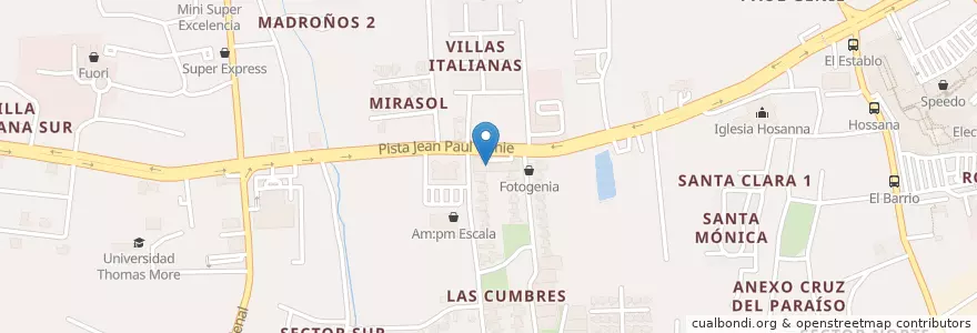 Mapa de ubicacion de Farmacias Xolotlán en نيكاراجوا, Departamento De Managua, Managua (Municipio).