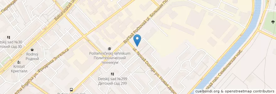 Mapa de ubicacion de Кафе-столовая en Rússia, Distrito Federal Central, Москва, Центральный Административный Округ, Басманный Район.