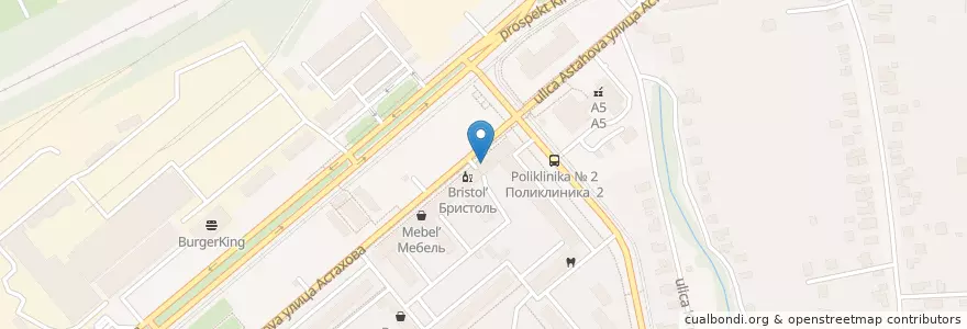 Mapa de ubicacion de Аптека en روسيا, Центральный Федеральный Округ, محافظة موسكو, Коломенский Городской Округ.
