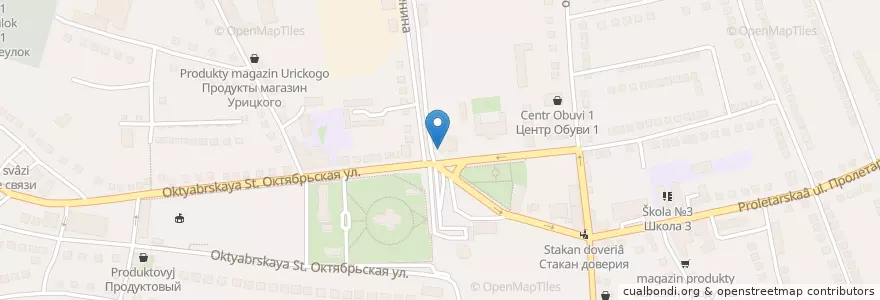 Mapa de ubicacion de СМП банк en Russie, District Fédéral Central, Oblast De Voronej, Россошанский Район, Городское Поселение Россошь.