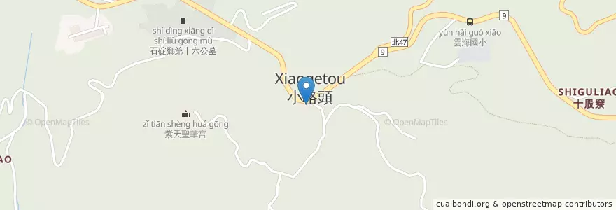 Mapa de ubicacion de 碧山派出所 en Taiwan, New Taipei, Shiding District.