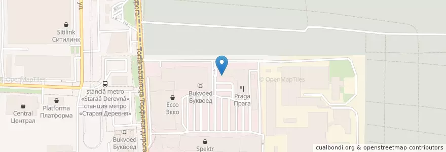 Mapa de ubicacion de Учебный центр экспортного контроля en Russie, District Fédéral Du Nord-Ouest, Oblast De Léningrad, Saint-Pétersbourg, Приморский Район, Округ Озеро Долгое.