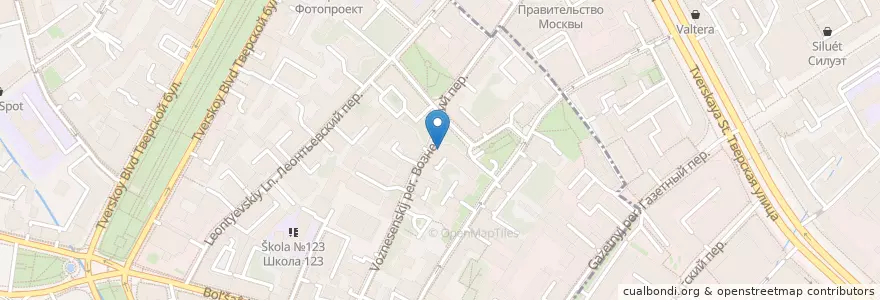 Mapa de ubicacion de Meat Point en Rusland, Centraal Federaal District, Moskou, Центральный Административный Округ, Пресненский Район.