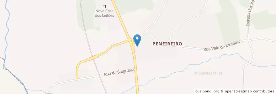 Mapa de ubicacion de Virgílio dos Leitões en Portugal, Aveiro, Centro, Baixo Vouga, Anadia.