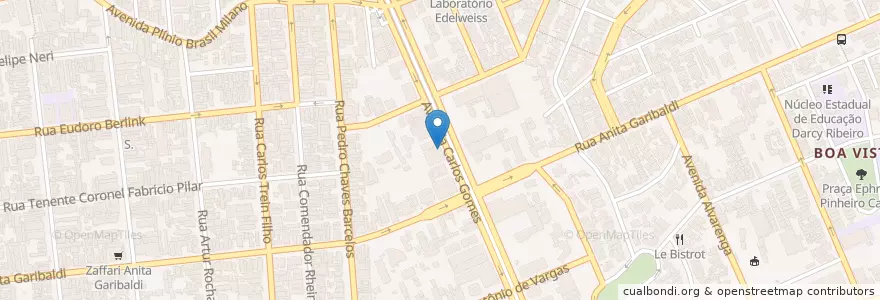 Mapa de ubicacion de Bradesco Prime en 브라질, 남부지방, 히우그란지두술, Região Metropolitana De Porto Alegre, Região Geográfica Intermediária De Porto Alegre, Região Geográfica Imediata De Porto Alegre, 포르투알레그리.