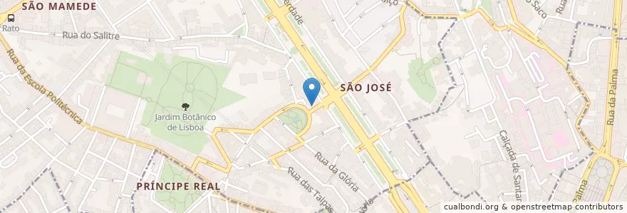 Mapa de ubicacion de Fontória en Portekiz, Área Metropolitana De Lisboa, Lisboa, Grande Lisboa, Lizbon, Santo António.