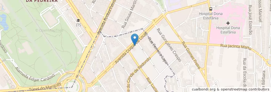 Mapa de ubicacion de Boite Gallery en Portugal, Área Metropolitana De Lisboa, Lisboa, Grande Lisboa, Lisboa, Arroios.