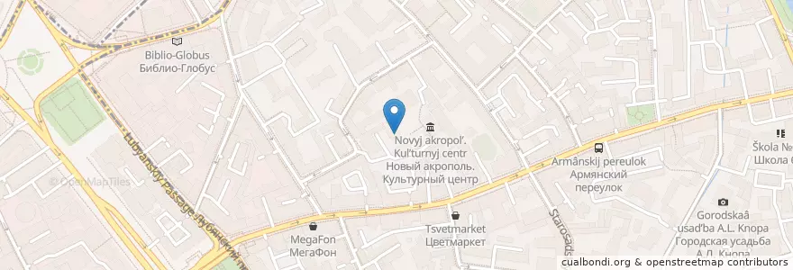 Mapa de ubicacion de Женская консультация №6 en Rusia, Distrito Federal Central, Москва, Distrito Administrativo Central, Басманный Район.