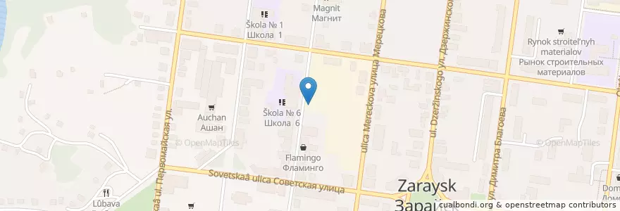 Mapa de ubicacion de Россельхозбанк en 俄罗斯/俄羅斯, Центральный Федеральный Округ, 莫斯科州, Городской Округ Зарайск.