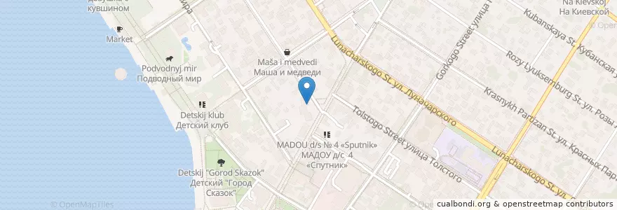 Mapa de ubicacion de Фармацея en 俄罗斯/俄羅斯, 南部联邦管区, 克拉斯诺达尔边疆区, Городской Округ Геленджик.
