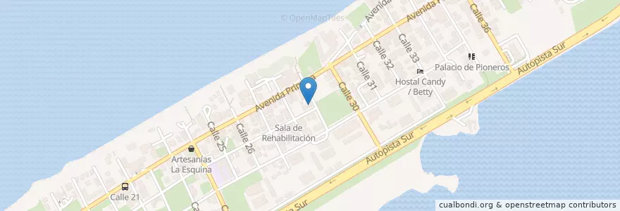 Mapa de ubicacion de El galeón en 古巴, Matanzas, Cárdenas, Varadero.