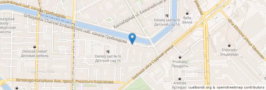 Mapa de ubicacion de 1848 en Rusia, Северо-Западный Федеральный Округ, Óblast De Leningrado, San Petersburgo, Адмиралтейский Район, Сенной Округ.