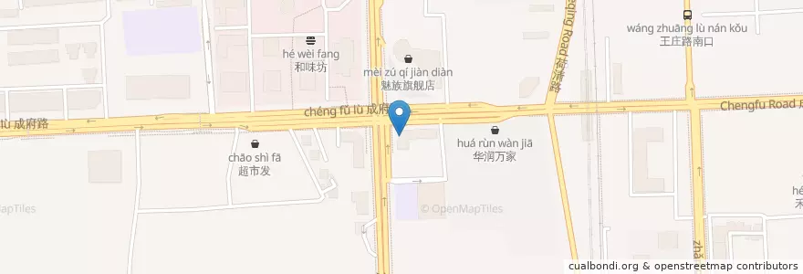 Mapa de ubicacion de 2nd Place en 중국, 베이징시, 허베이성, 海淀区.