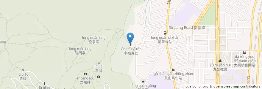 Mapa de ubicacion de 幸福薏仁 en 臺灣, 高雄市, 鼓山區.