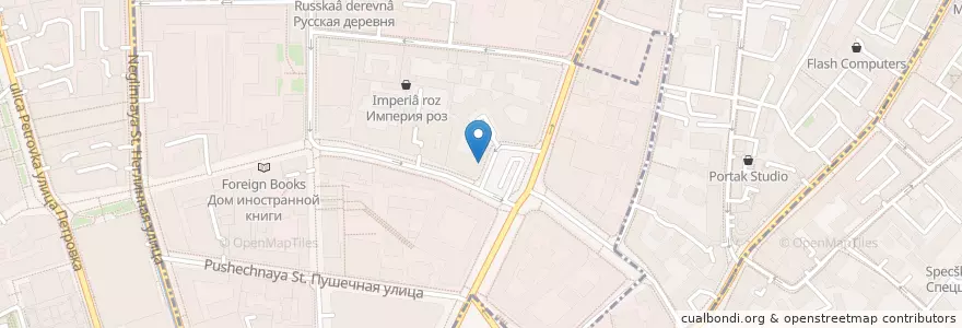 Mapa de ubicacion de Starbucks en Russia, Central Federal District, Moscow, Central Administrative Okrug.