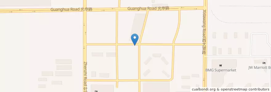 Mapa de ubicacion de 存车处 en China, Pekín, Hebei, 朝阳区 / Chaoyang.