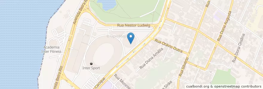 Mapa de ubicacion de FECI en ブラジル, 南部地域, リオグランデ・ド・スル, Região Metropolitana De Porto Alegre, Região Geográfica Intermediária De Porto Alegre, Região Geográfica Imediata De Porto Alegre, ポルト・アレグレ.
