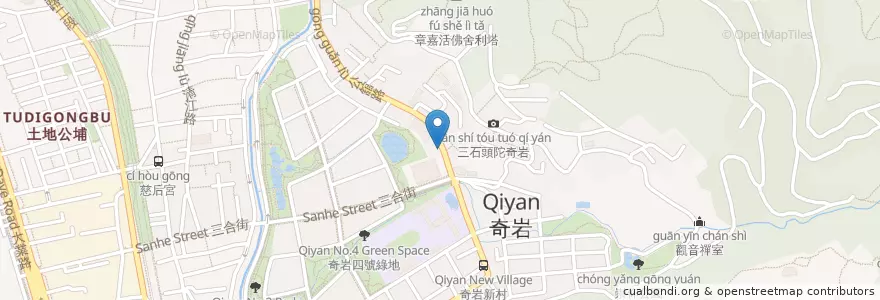 Mapa de ubicacion de 安安老人長期照顧中心 en 臺灣, 新北市, 臺北市, 北投區.