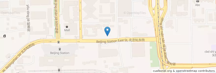 Mapa de ubicacion de 沙县小吃 en China, Beijing, Hebei, 东城区.