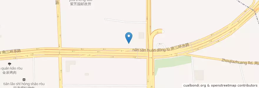 Mapa de ubicacion de 中国工商银行 en China, Beijing, Hebei, Fengtai District.