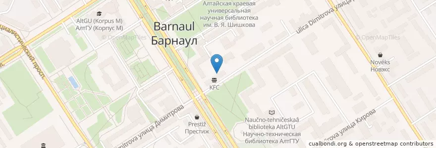Mapa de ubicacion de Даниш en ロシア, シベリア連邦管区, アルタイ地方, バルナウル管区.