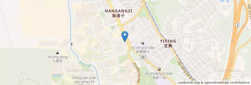 Mapa de ubicacion de 永豐銀行 en تایوان, 新北市, تایپه, 南港區.