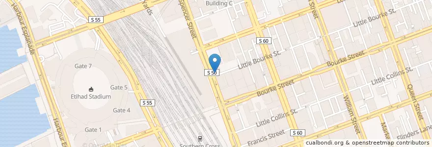 Mapa de ubicacion de Pho 24 en Australia, Victoria, City Of Melbourne.