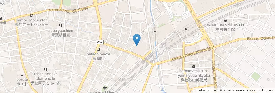 Mapa de ubicacion de JRA エクセル浜松 en 일본, 시즈오카현, 浜松市, 中区.