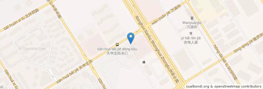 Mapa de ubicacion de 宝鼎居羊汤 en 中国, 北京市, 河北省, 大兴区.