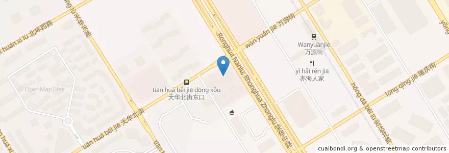 Mapa de ubicacion de 鸿毛饺子 en 中国, 北京市, 河北省, 大兴区.