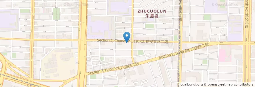 Mapa de ubicacion de 老貳樓餐廳 en 台湾, 新北市, 台北市, 中山区.