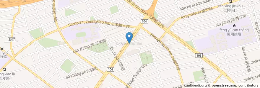 Mapa de ubicacion de 和欣客運三重站 en تایوان, 新北市.