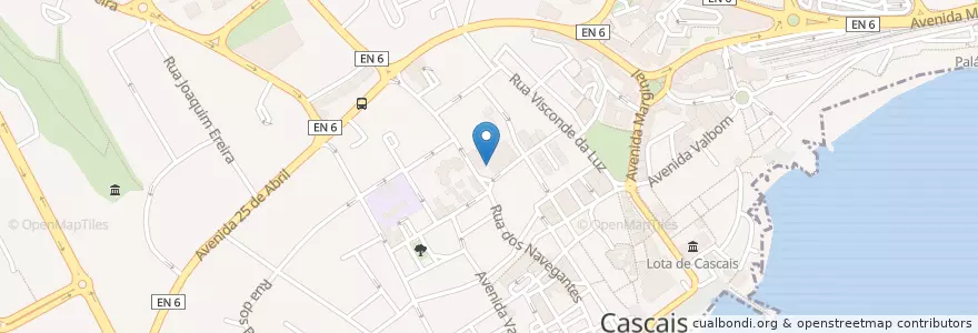 Mapa de ubicacion de CTT en Portekiz, Área Metropolitana De Lisboa, Lisboa, Grande Lisboa, Cascais, Cascais E Estoril.