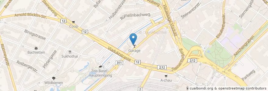 Mapa de ubicacion de Annex en Zwitserland, Bazel-Stad, Bazel.