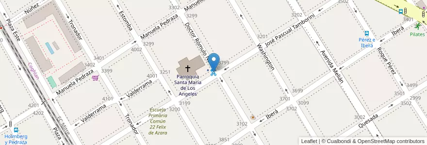 Mapa de ubicacion de 252 - Tamborini en Argentinien, Ciudad Autónoma De Buenos Aires, Comuna 12, Buenos Aires.