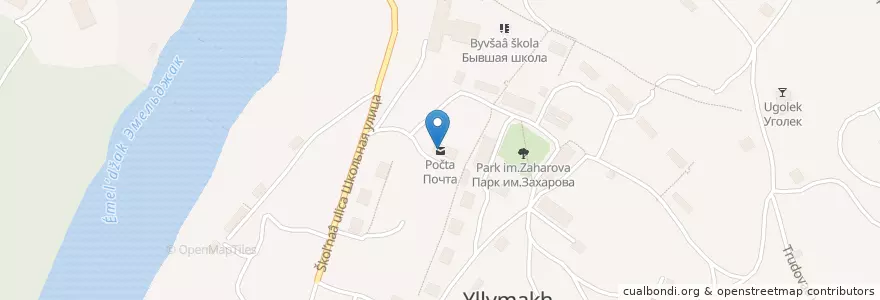 Mapa de ubicacion de Почта en Russia, Distretto Federale Dell'estremo Oriente, Sacha-Jacuzia, Алданский Улус, Городское Поселение Томмот.