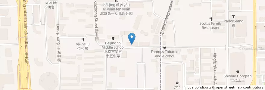 Mapa de ubicacion de 友文新新湘菜馆 en 中国, 北京市, 河北省, 朝阳区 / Chaoyang.