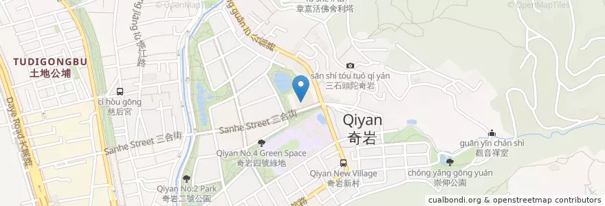 Mapa de ubicacion de 清江分館 en Taiwan, 新北市, Taipei, 北投區.