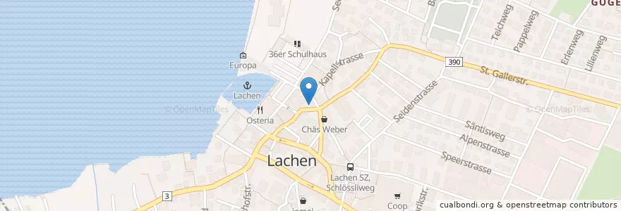 Mapa de ubicacion de Marienbrunnen en سوئیس, Schwyz, March, Lachen.