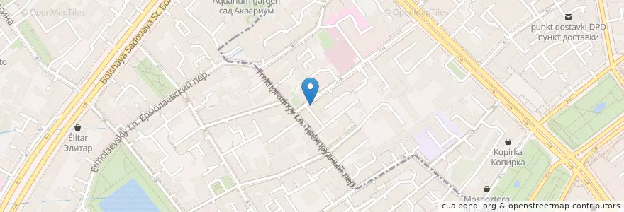 Mapa de ubicacion de Рыбный базар en Rússia, Distrito Federal Central, Москва, Центральный Административный Округ, Тверской Район.