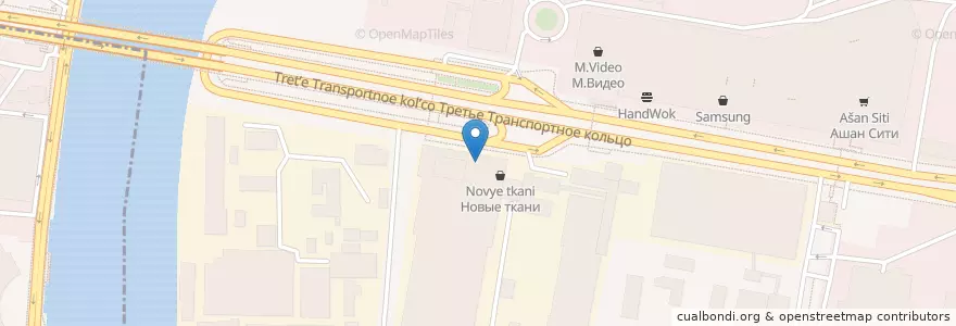 Mapa de ubicacion de Арена Спорт en 俄罗斯/俄羅斯, Центральный Федеральный Округ, Москва, Южный Административный Округ, Даниловский Район.