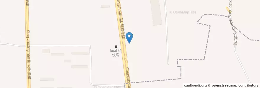 Mapa de ubicacion de 百谷园粥店 en Çin, Pekin, Hebei, 丰台区.