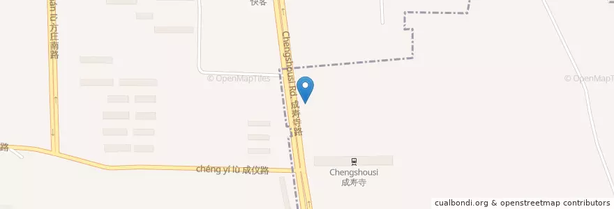 Mapa de ubicacion de 沙县小吃 en China, Peking, Hebei, 丰台区.