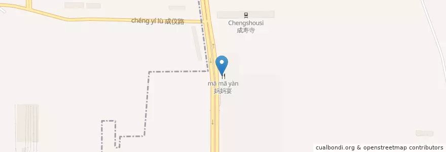 Mapa de ubicacion de 妈妈宴 en 중국, 베이징시, 허베이성, 丰台区.