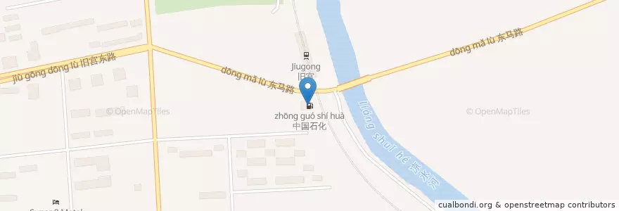Mapa de ubicacion de 中国石化 en 中国, 北京市, 河北省, 大兴区.