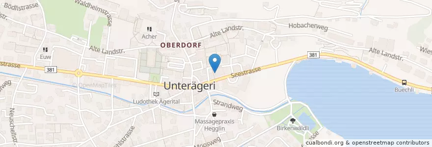 Mapa de ubicacion de Dr. Stäger en Suíça, Zug, Unterägeri.