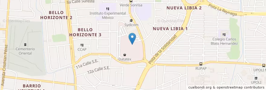 Mapa de ubicacion de Medco en Nicarágua, Departamento De Managua, Managua (Municipio).